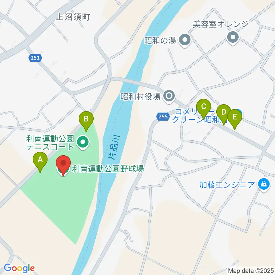 オリエントスタジアムぬまた周辺の駐車場・コインパーキング一覧地図