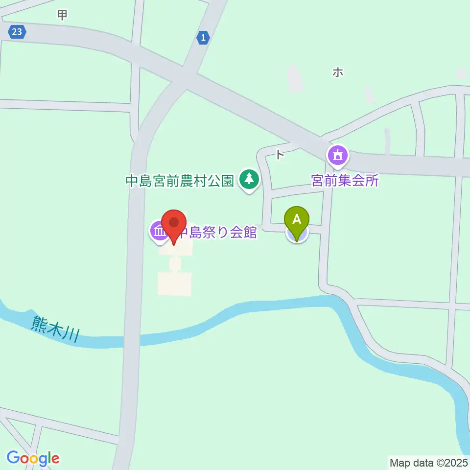 七尾市中島お祭り資料館・お祭り伝承館周辺の駐車場・コインパーキング一覧地図