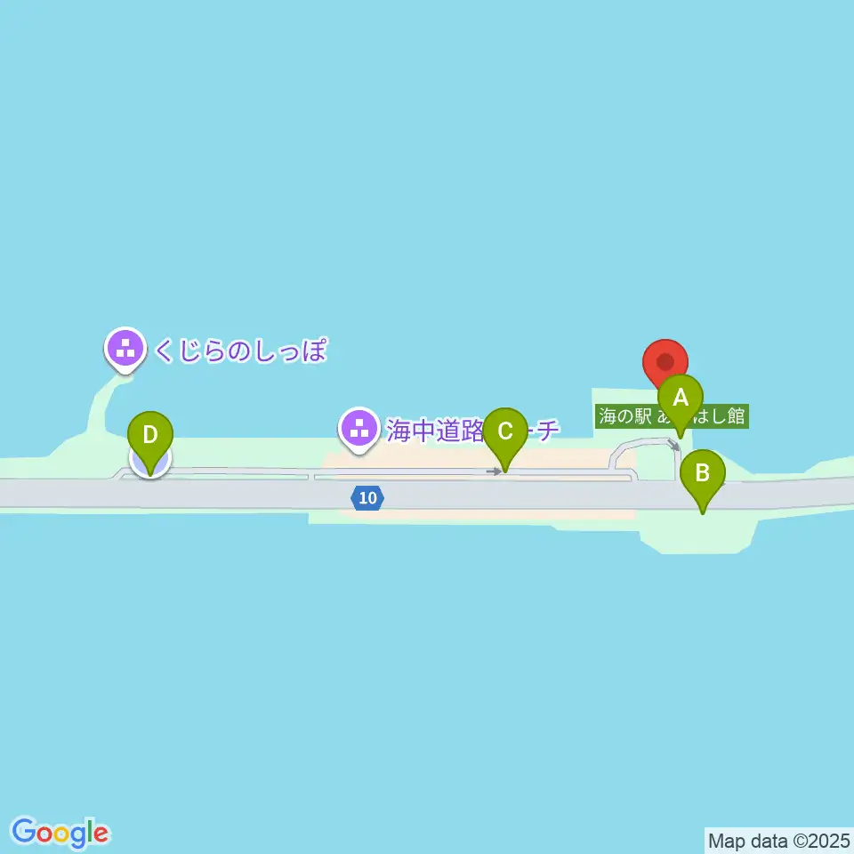 うるま市立海の文化資料館周辺の駐車場・コインパーキング一覧地図