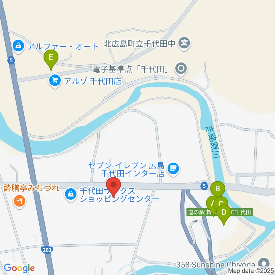 芸北民俗芸能保存伝承館周辺の駐車場・コインパーキング一覧地図
