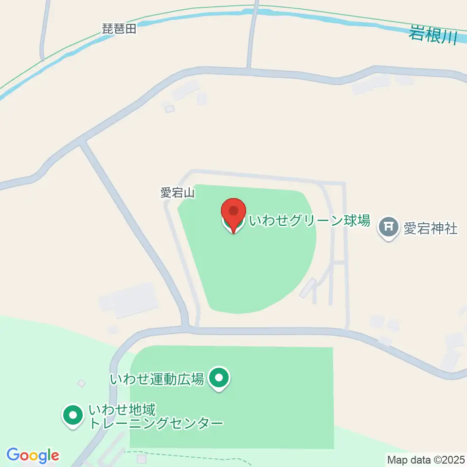 いわせグリーン球場周辺の駐車場・コインパーキング一覧地図