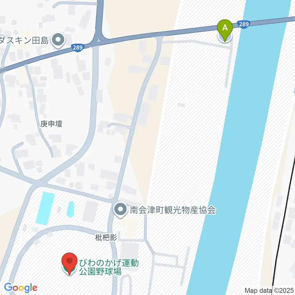 びわのかげ運動公園野球場周辺の駐車場・コインパーキング一覧地図