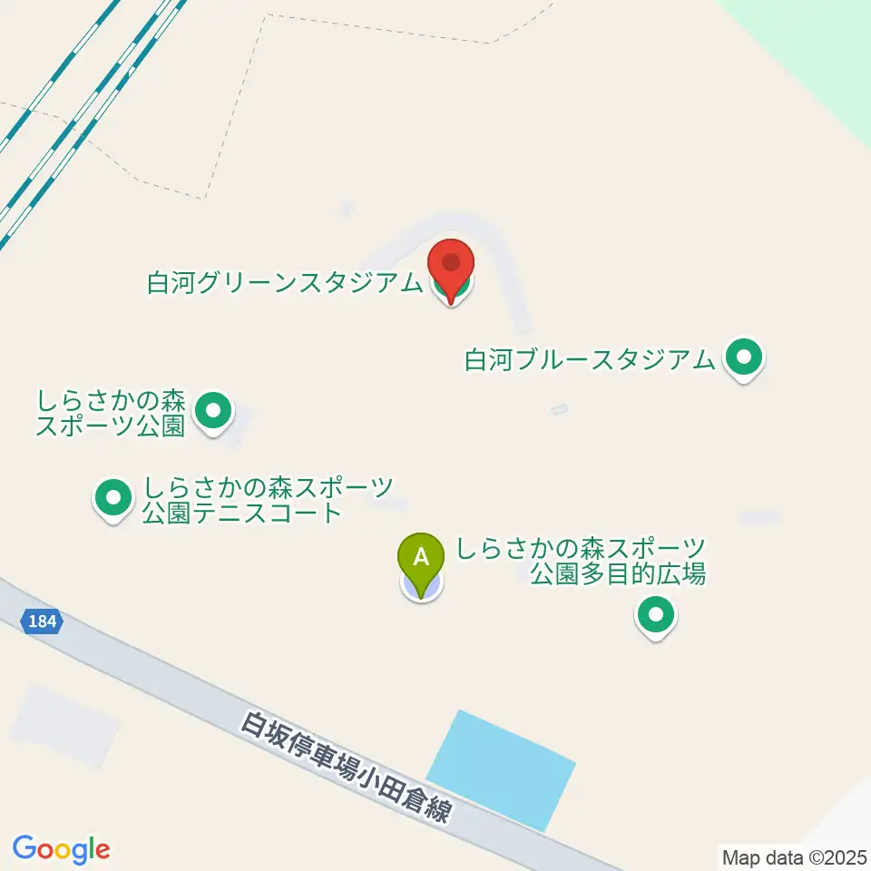 白河グリーンスタジアム周辺の駐車場・コインパーキング一覧地図