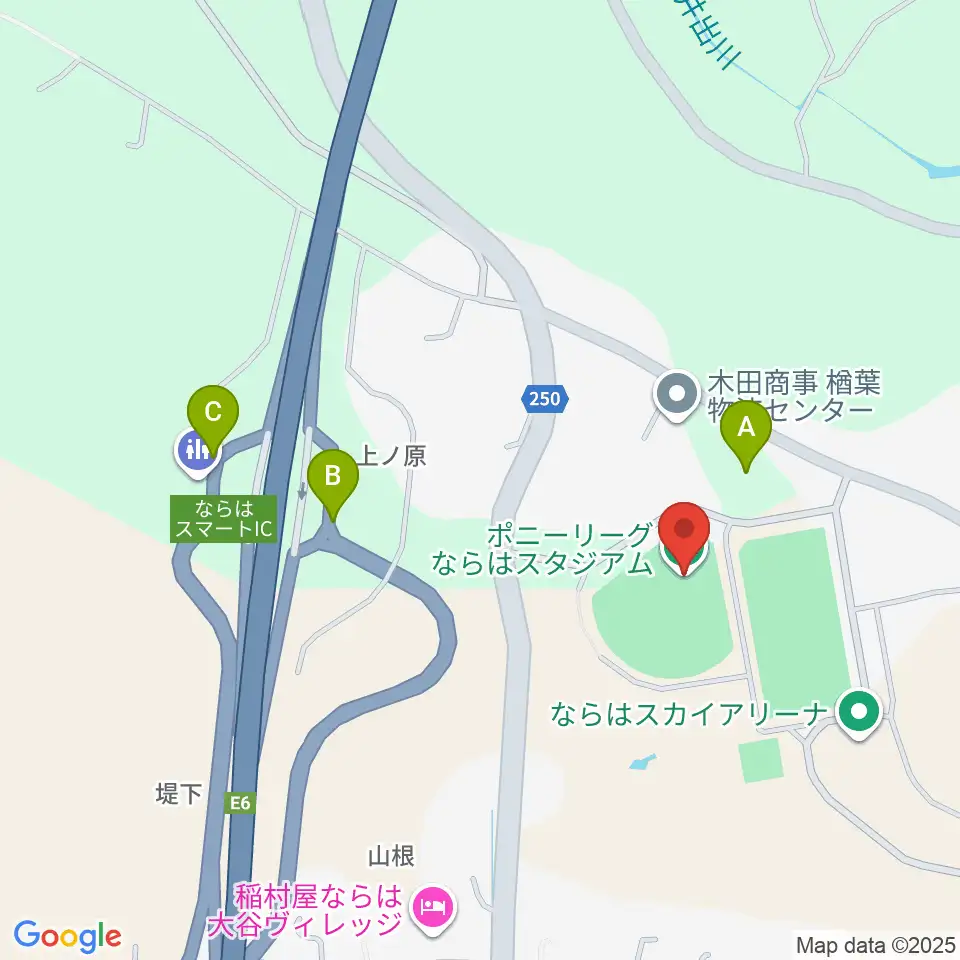 ポニーリーグ NARAHA STADIUM周辺の駐車場・コインパーキング一覧地図