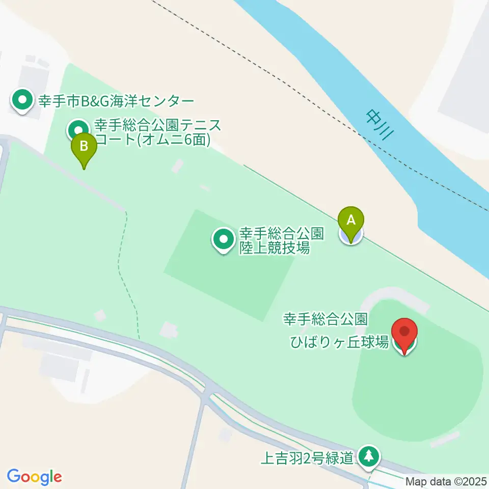 ひばりが丘球場周辺の駐車場・コインパーキング一覧地図