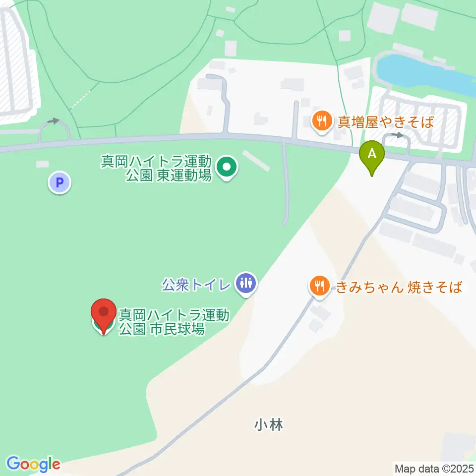 真岡ハイトラ運動公園市民球場周辺の駐車場・コインパーキング一覧地図