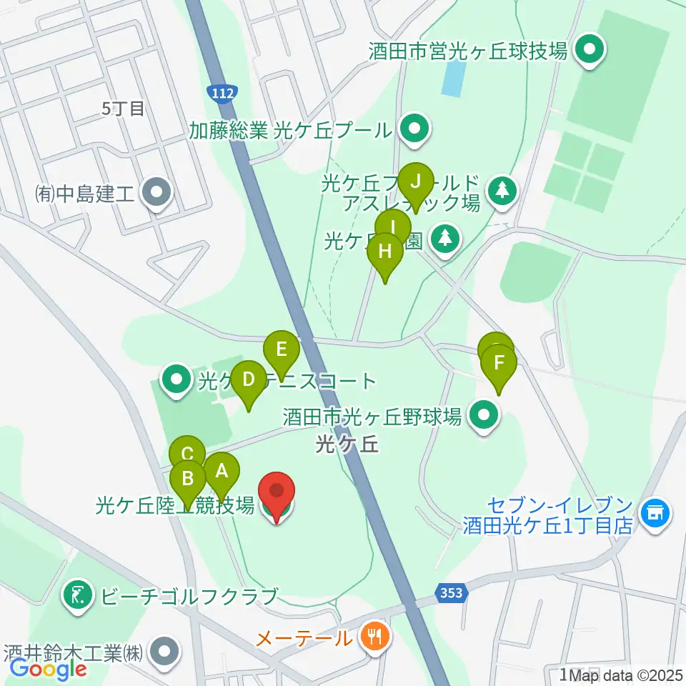 DENKI TEKKOフィールド周辺の駐車場・コインパーキング一覧地図
