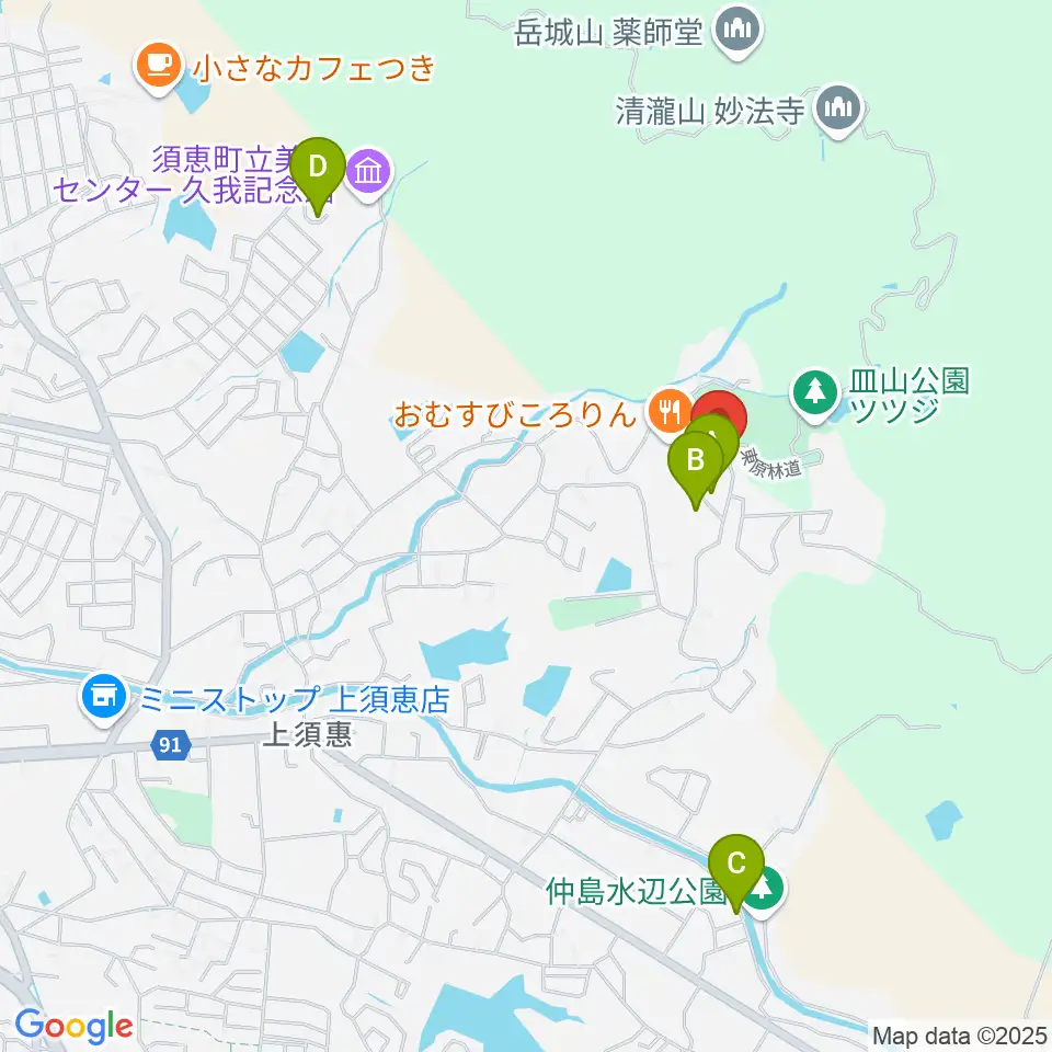 須恵町立歴史民俗資料館周辺の駐車場・コインパーキング一覧地図