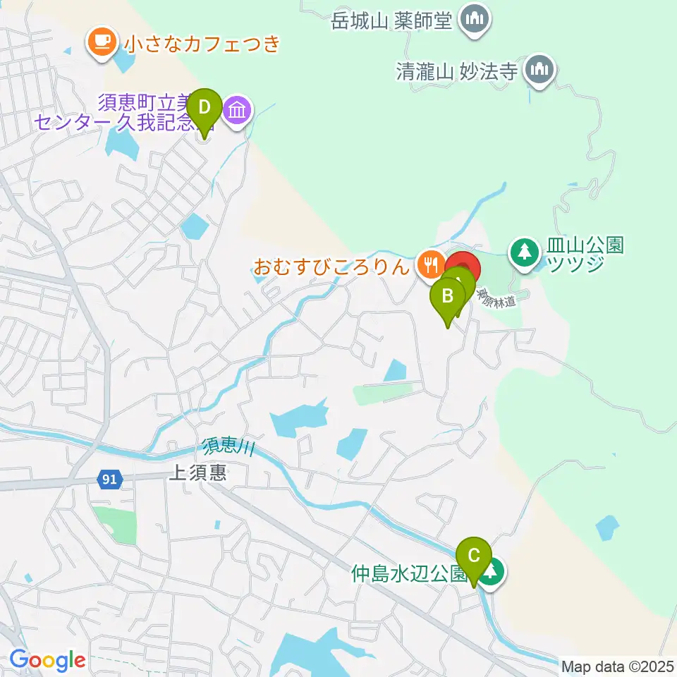 須恵町立歴史民俗資料館周辺の駐車場・コインパーキング一覧地図