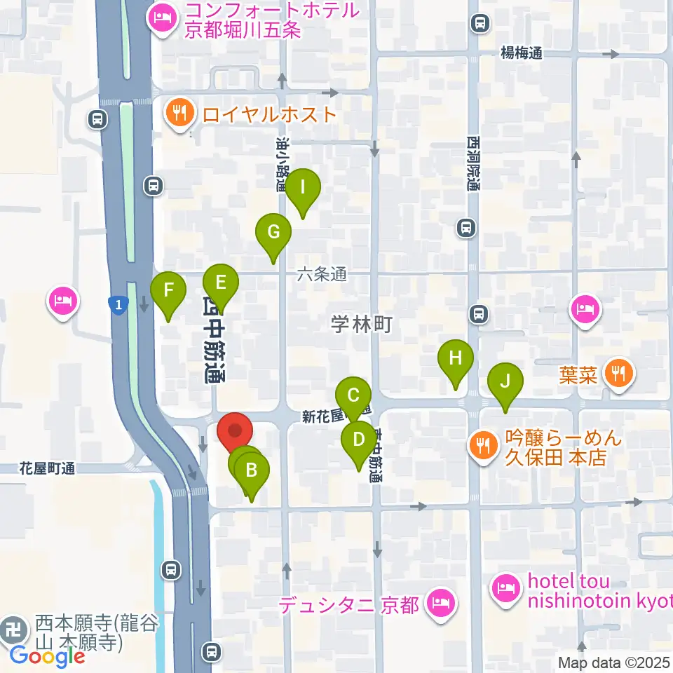 風俗博物館周辺の駐車場・コインパーキング一覧地図