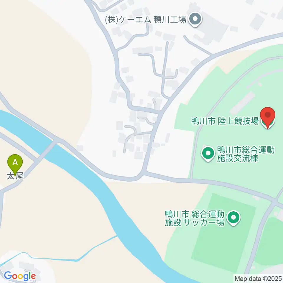 鴨川市陸上競技場周辺の駐車場・コインパーキング一覧地図