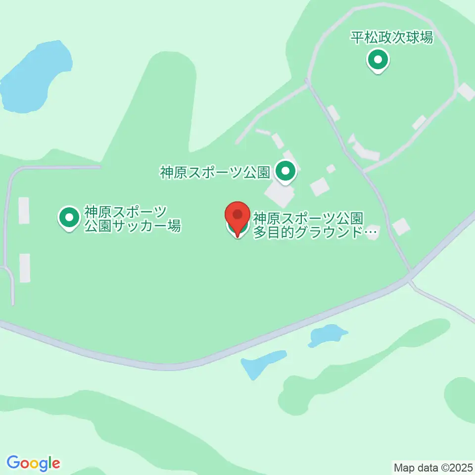 神原スポーツ公園シャルムスタジアム周辺の駐車場・コインパーキング一覧地図