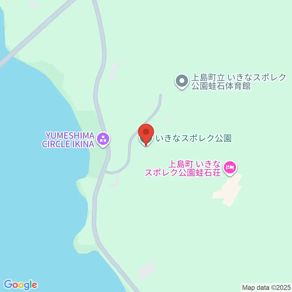 上島町いきなスポレク公園野球場周辺の駐車場・コインパーキング一覧地図