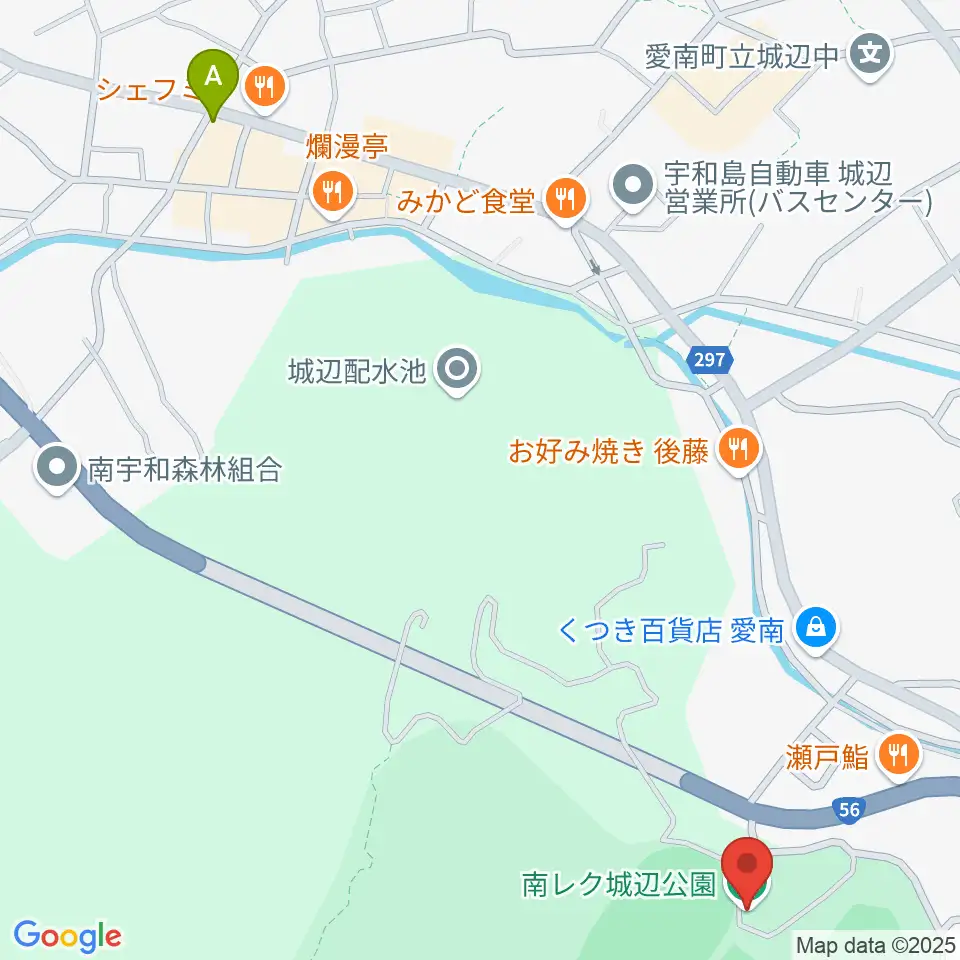 南レク城辺公園野球場周辺の駐車場・コインパーキング一覧地図