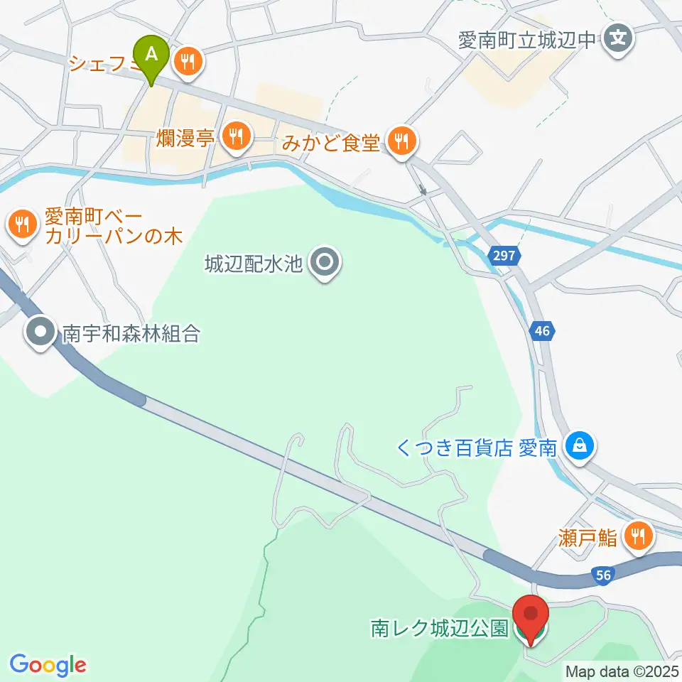 南レク城辺公園野球場周辺の駐車場・コインパーキング一覧地図