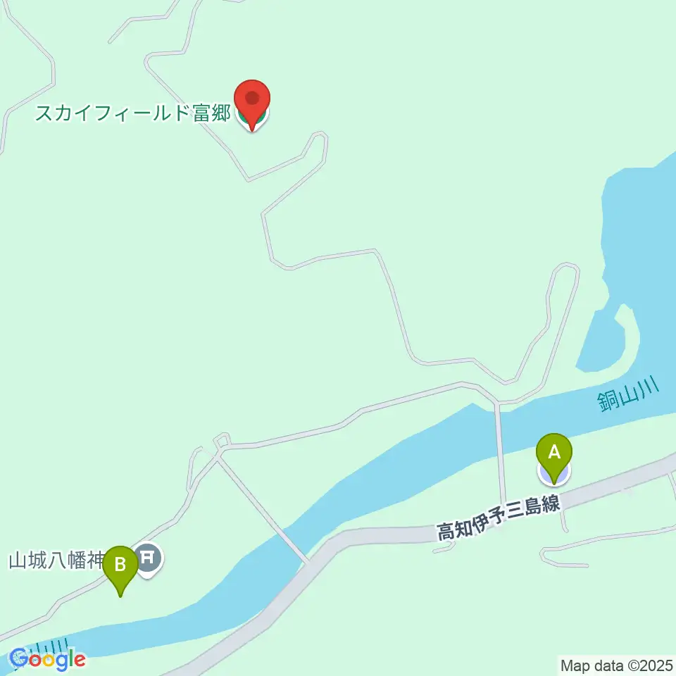 スカイフィールド富郷周辺の駐車場・コインパーキング一覧地図