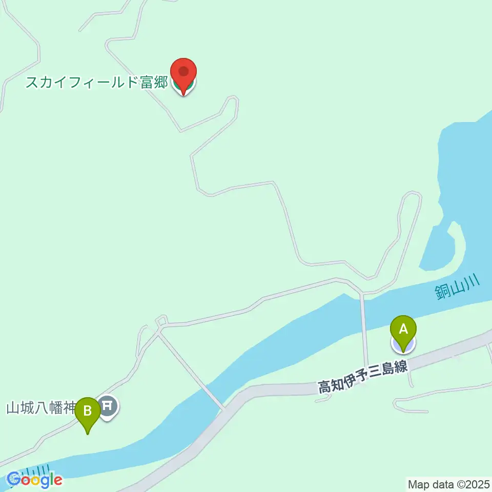 スカイフィールド富郷周辺の駐車場・コインパーキング一覧地図