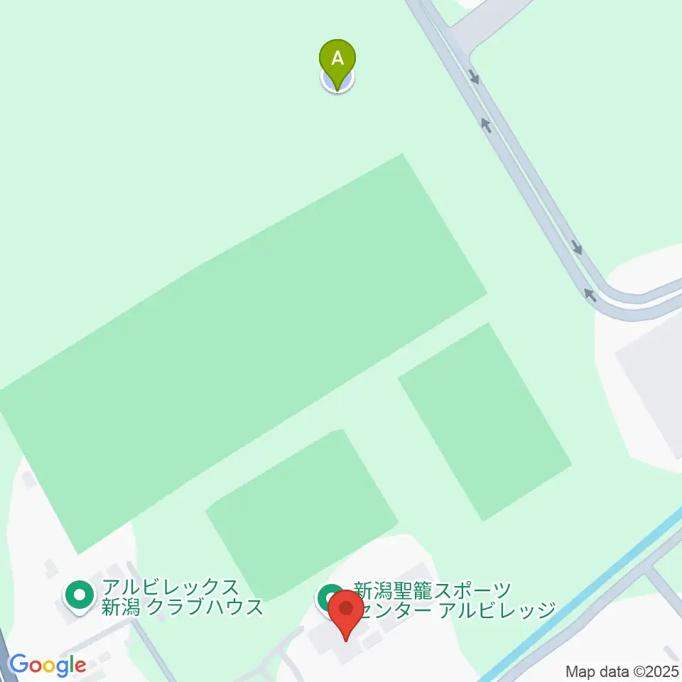 新潟聖籠スポーツセンターアルビレッジ周辺の駐車場・コインパーキング一覧地図