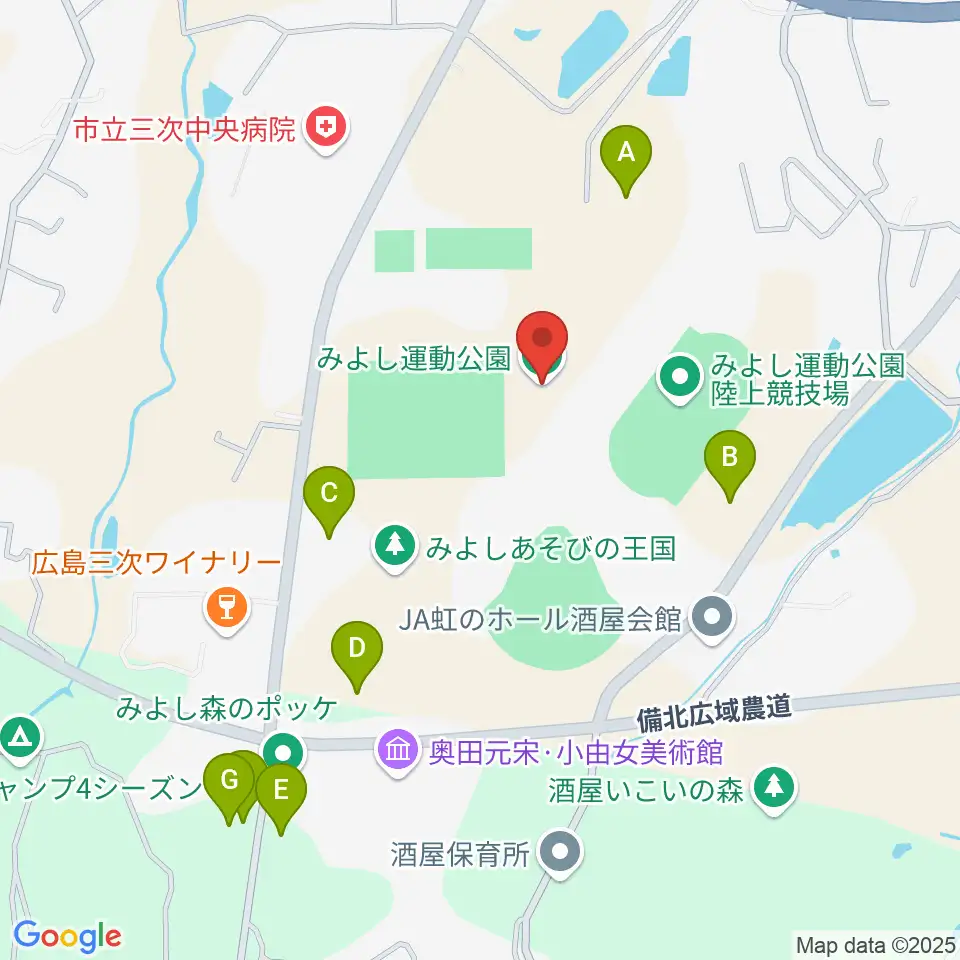 みよし運動公園運動広場周辺の駐車場・コインパーキング一覧地図