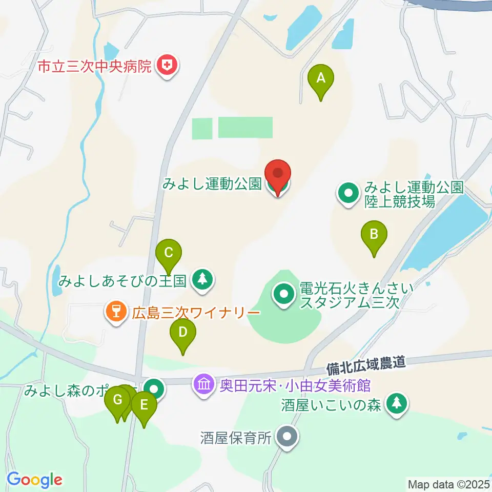みよし運動公園運動広場周辺の駐車場・コインパーキング一覧地図