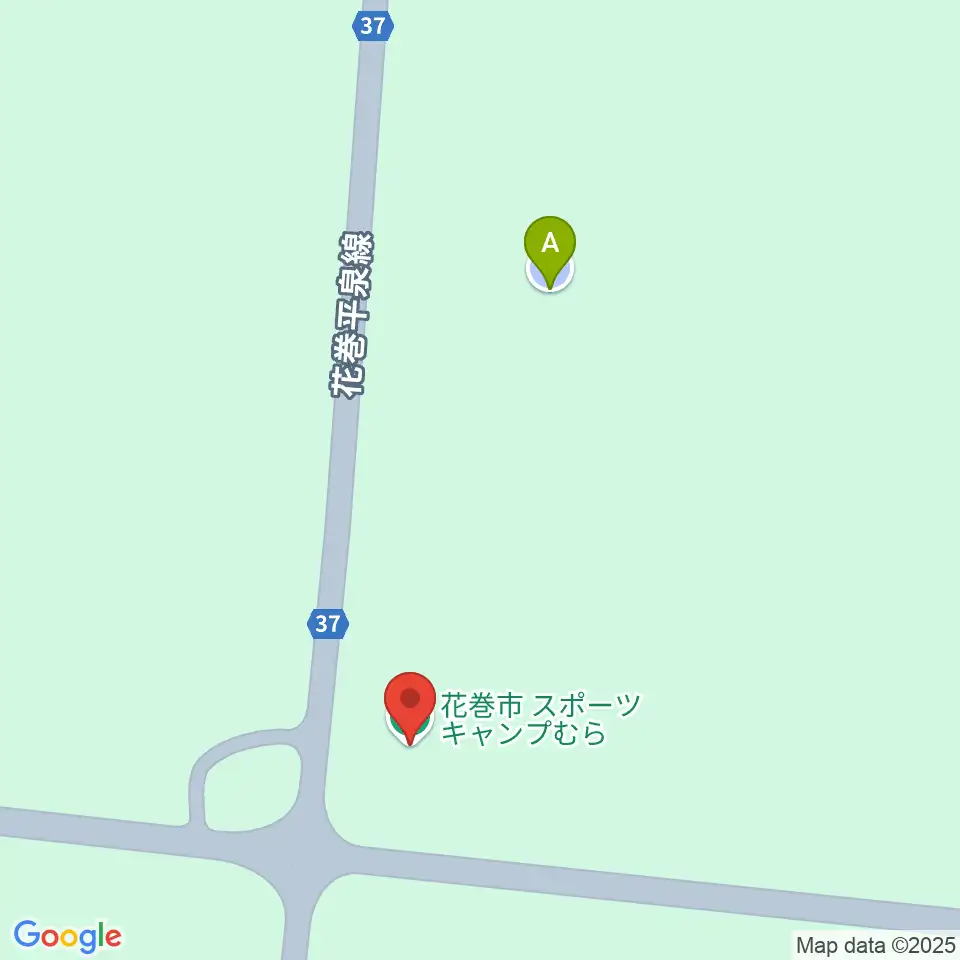 花巻市スポーツキャンプむら周辺の駐車場・コインパーキング一覧地図