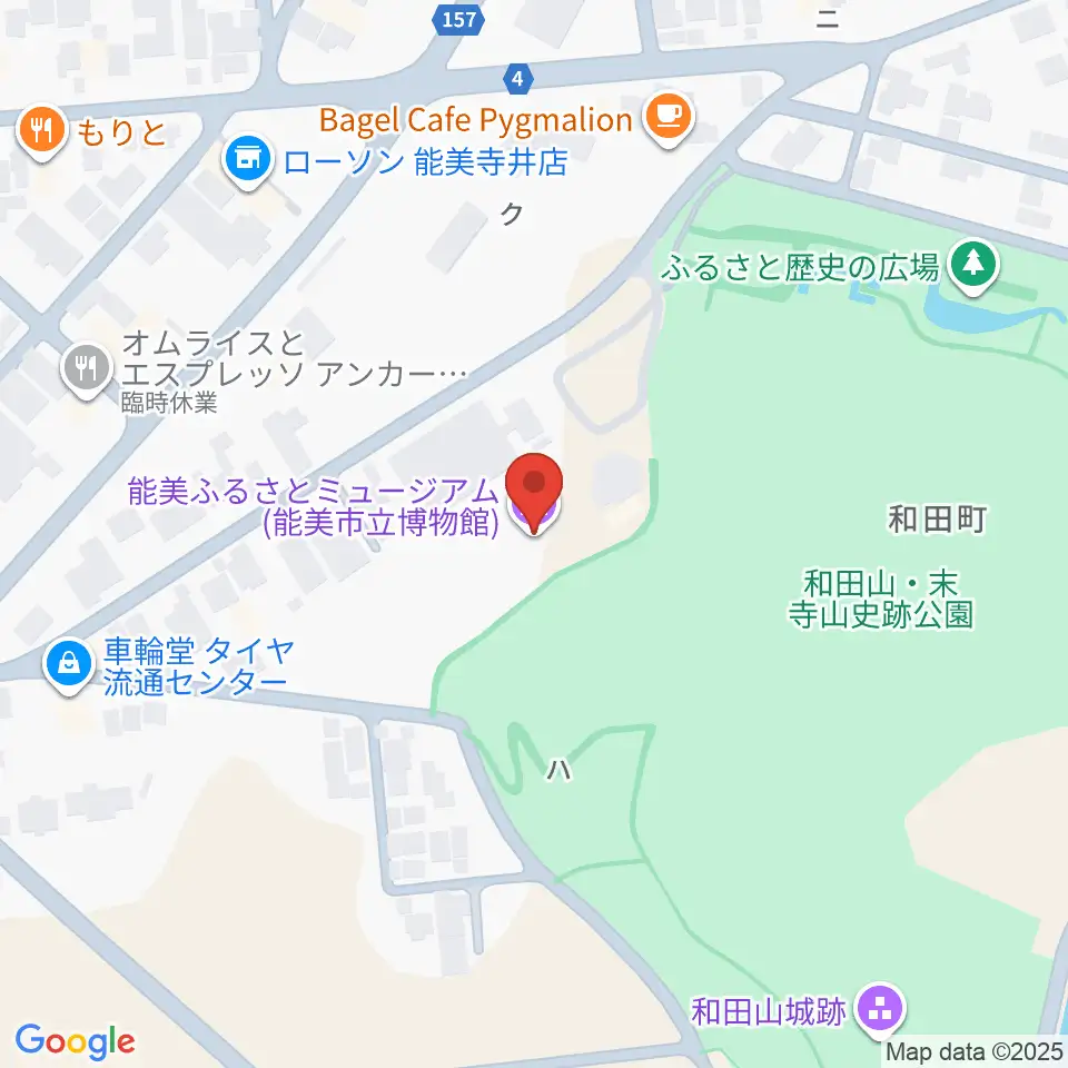 能美ふるさとミュージアム周辺の駐車場・コインパーキング一覧地図