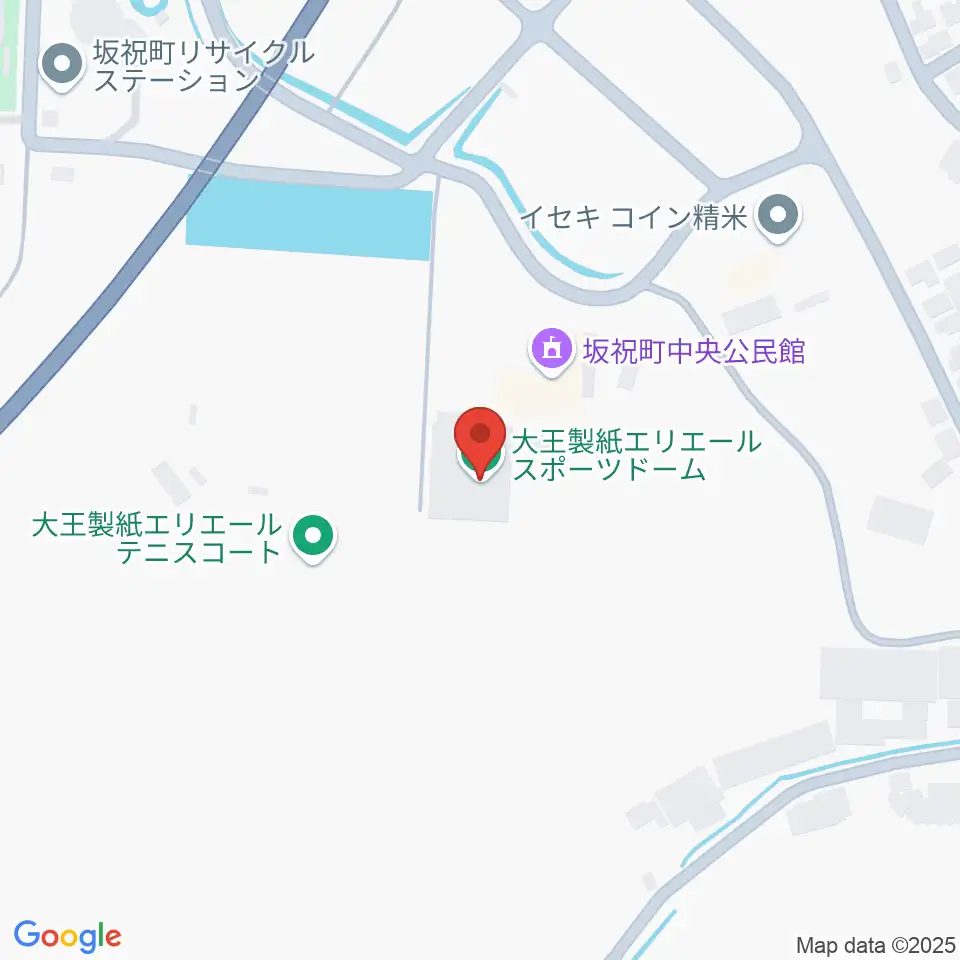 大王製紙エリエールスポーツドーム周辺の駐車場・コインパーキング一覧地図