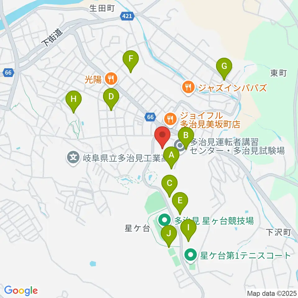 TYK球場周辺の駐車場・コインパーキング一覧地図