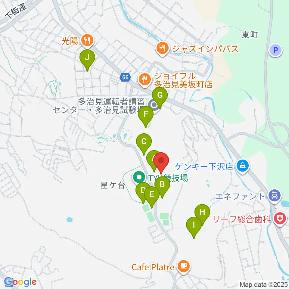 TYKスケートボードバーク周辺の駐車場・コインパーキング一覧地図