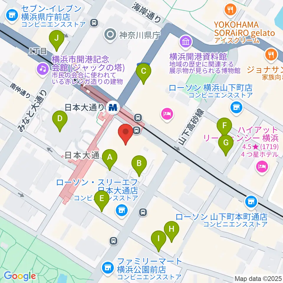 日本新聞博物館周辺の駐車場・コインパーキング一覧地図