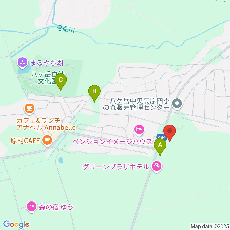 八ヶ岳美術館・原村歴史民俗資料館周辺の駐車場・コインパーキング一覧地図
