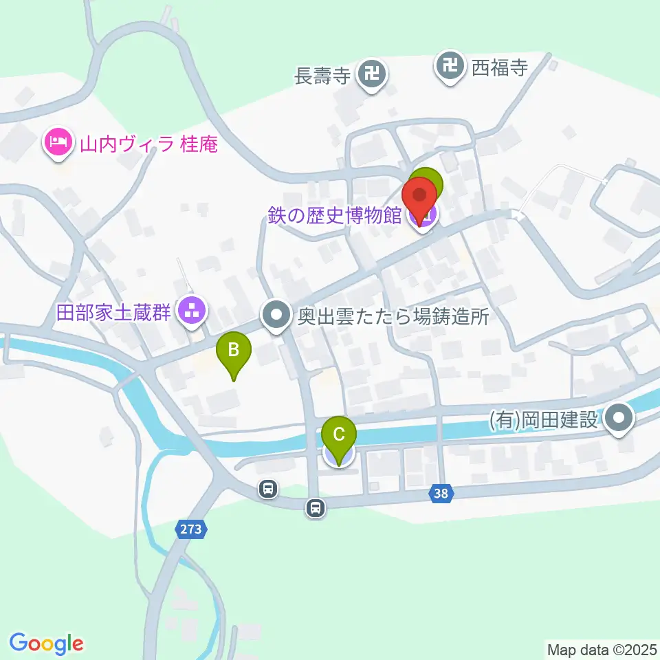 鉄の歴史博物館周辺の駐車場・コインパーキング一覧地図