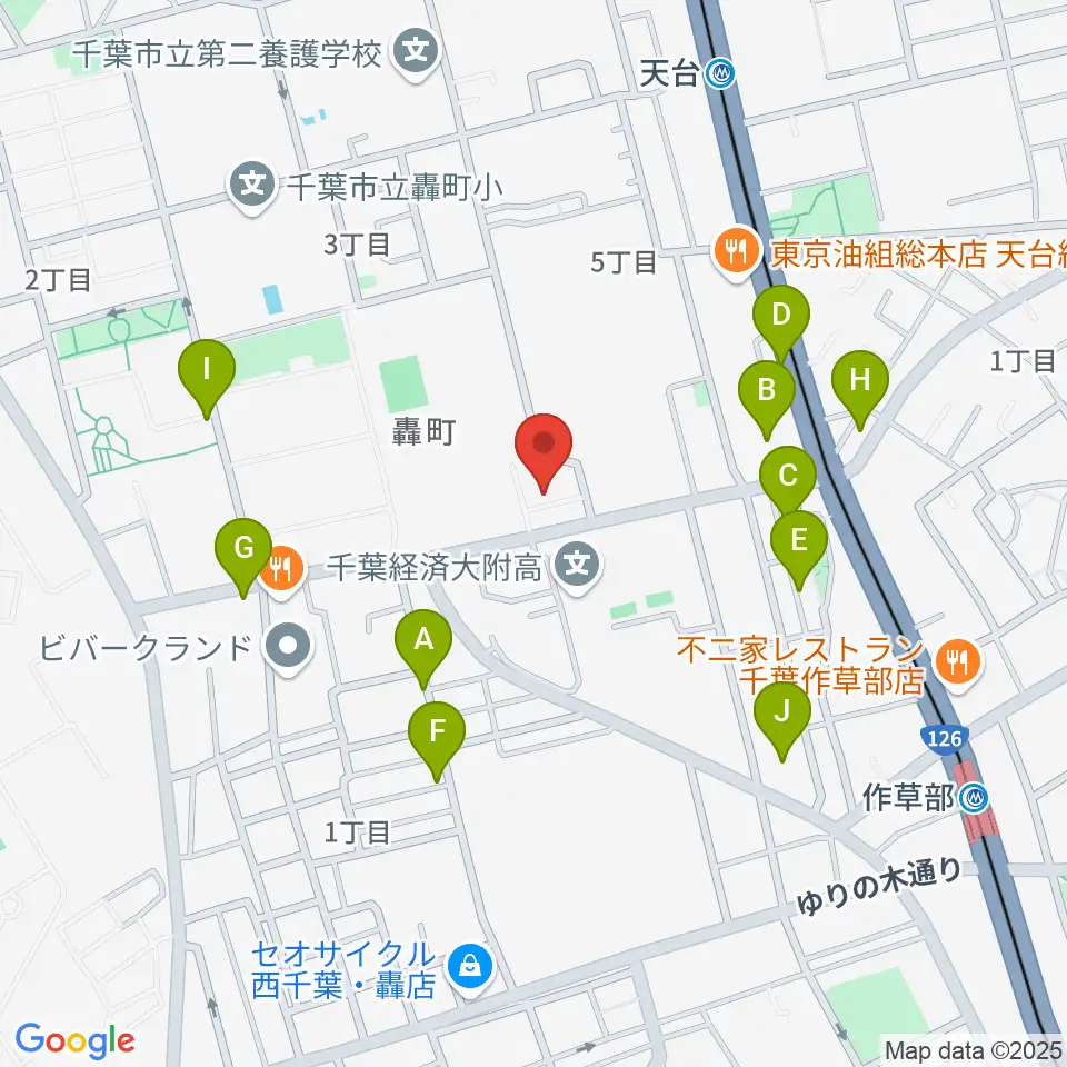 千葉経済大学地域経済博物館周辺の駐車場・コインパーキング一覧地図