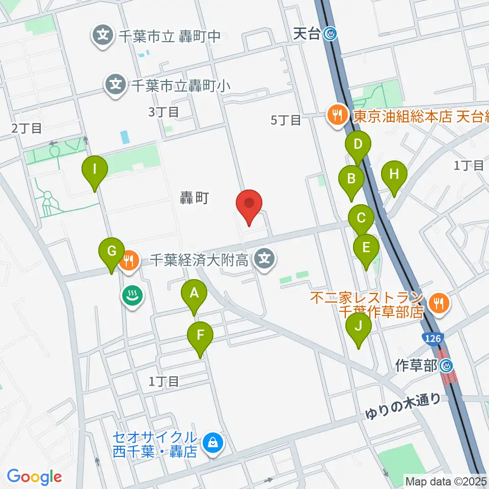 千葉経済大学地域経済博物館周辺の駐車場・コインパーキング一覧地図