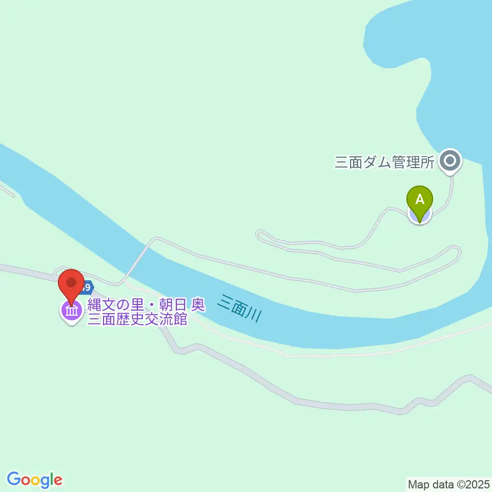 縄文の里・朝日 奥三面歴史交流館周辺の駐車場・コインパーキング一覧地図