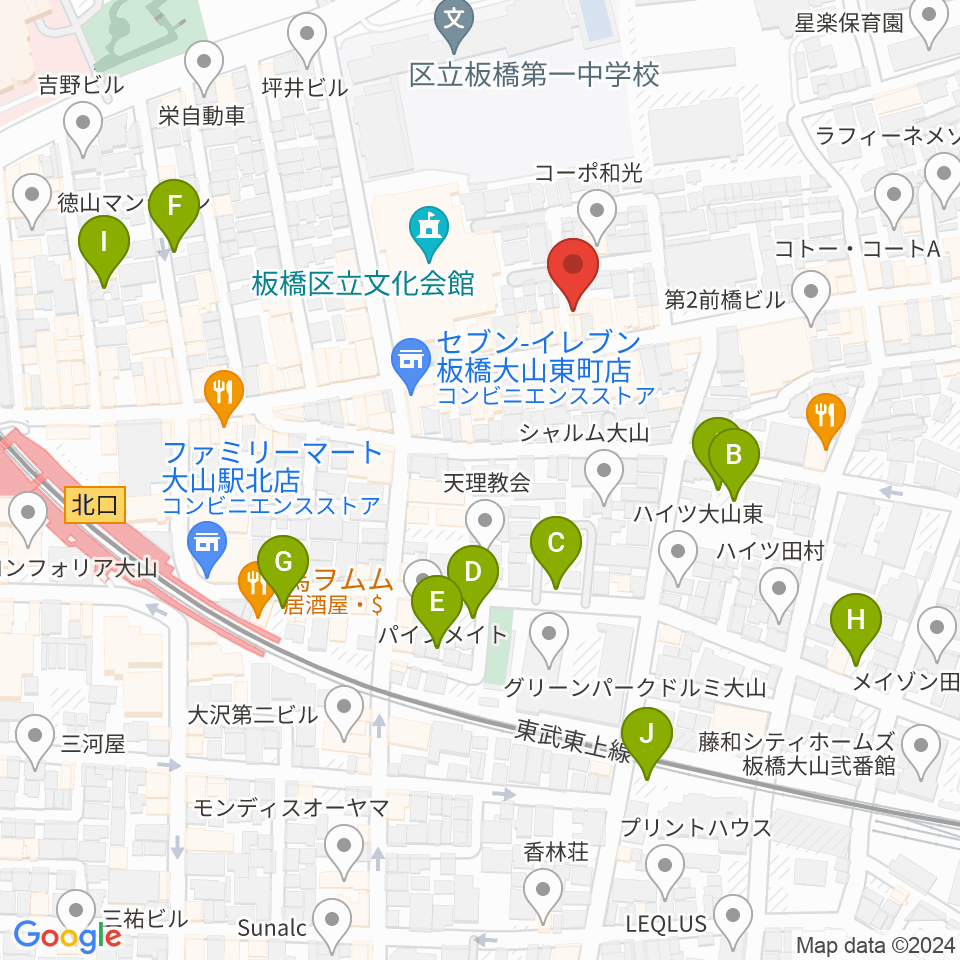 ダボスタジオ周辺の駐車場・コインパーキング一覧地図