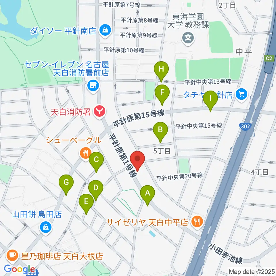 荒木集成館周辺の駐車場・コインパーキング一覧地図