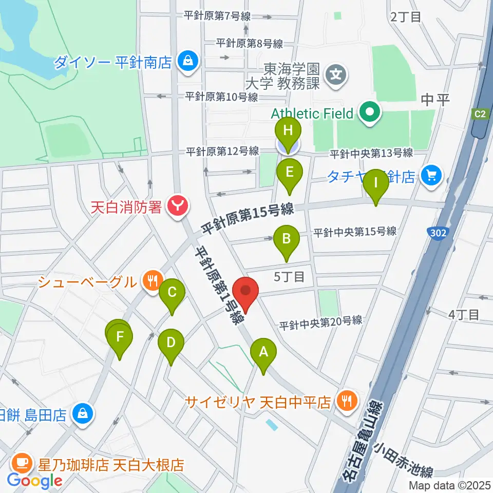 荒木集成館周辺の駐車場・コインパーキング一覧地図