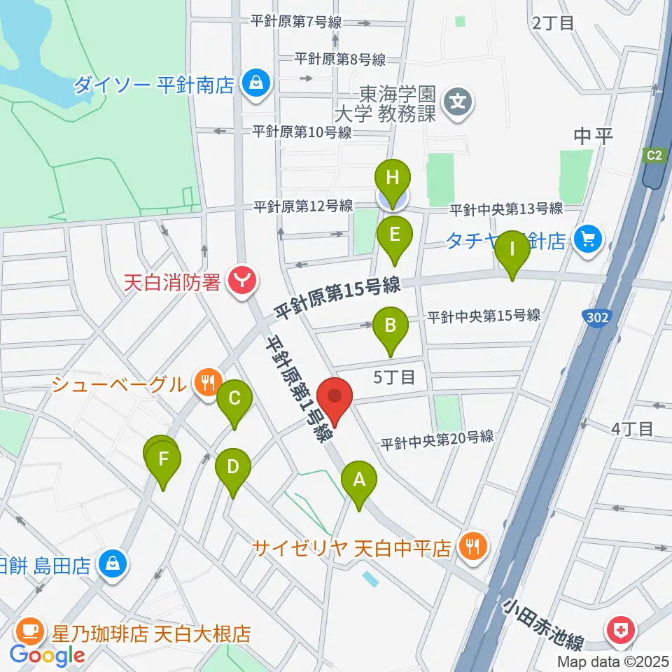 荒木集成館周辺の駐車場・コインパーキング一覧地図