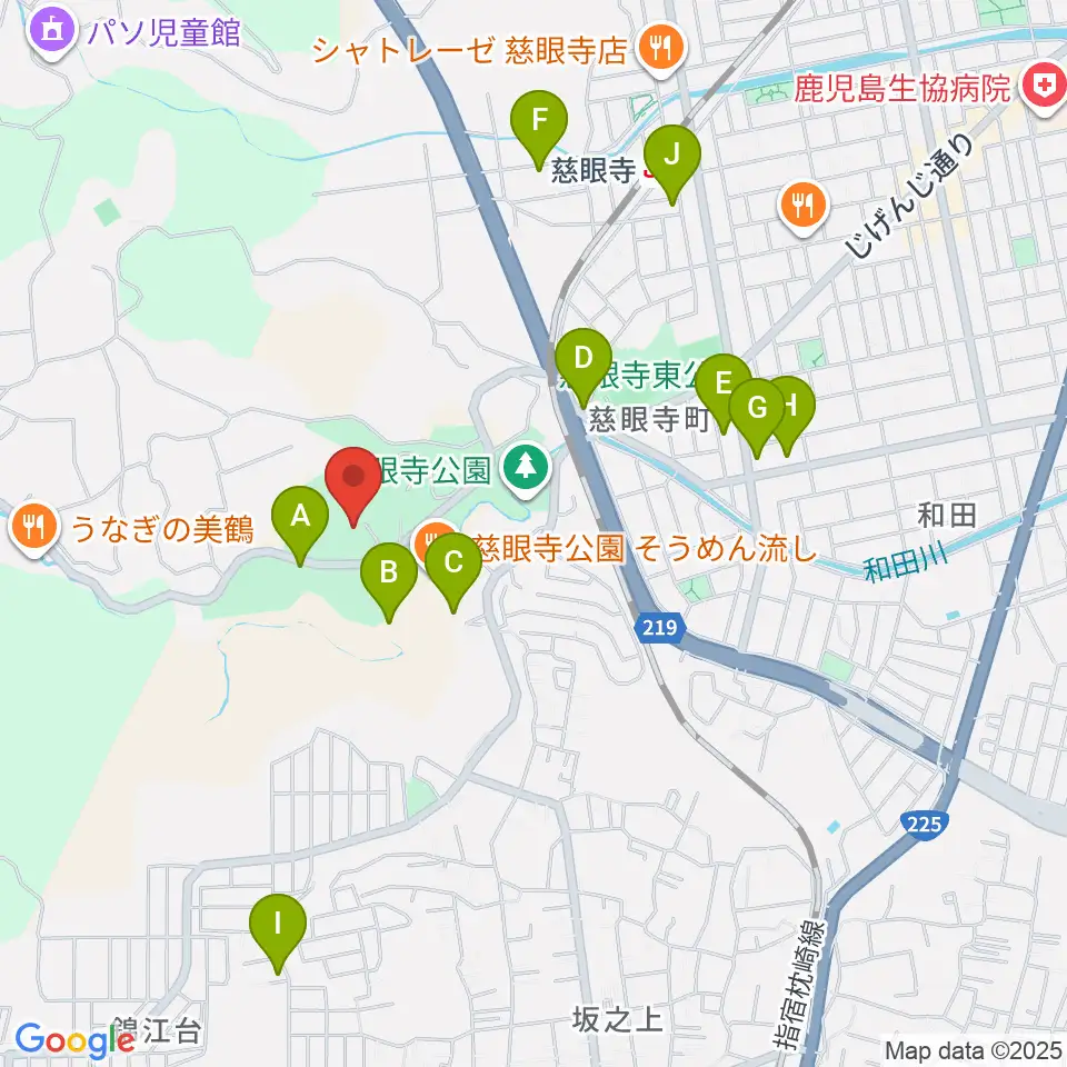 鹿児島市立ふるさと考古歴史館周辺の駐車場・コインパーキング一覧地図