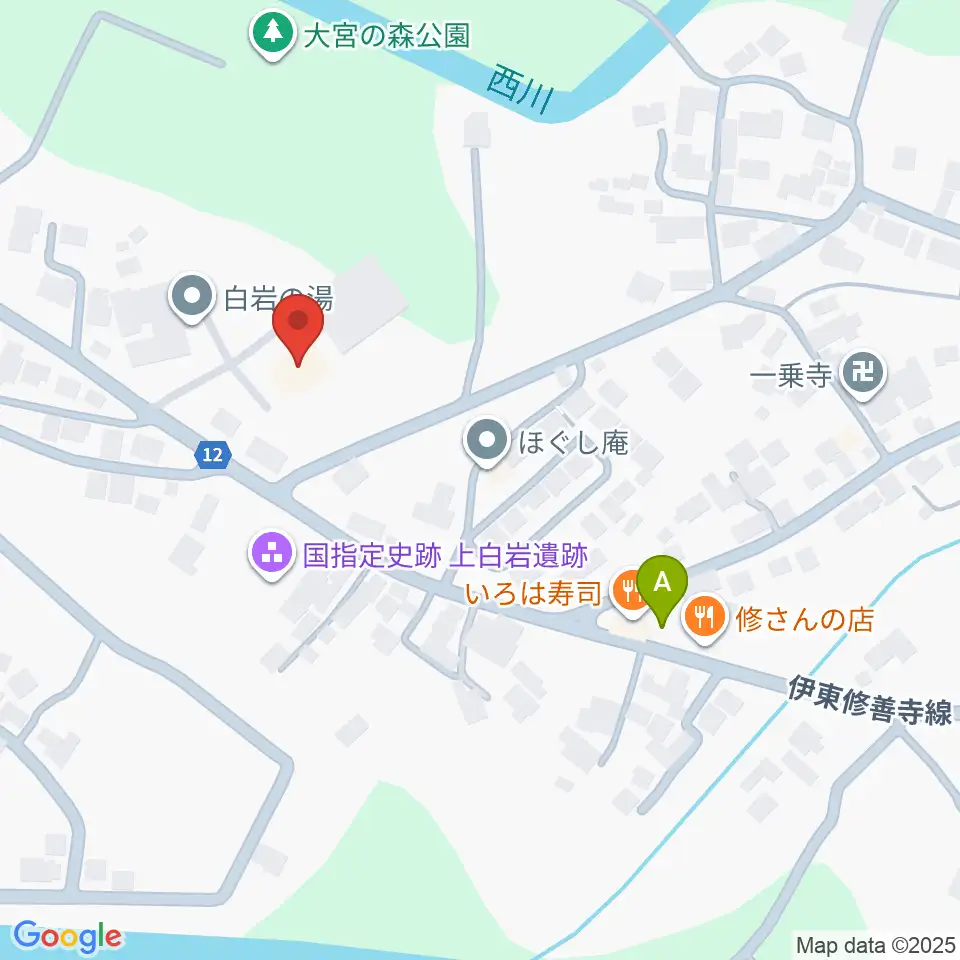 伊豆市資料館周辺の駐車場・コインパーキング一覧地図