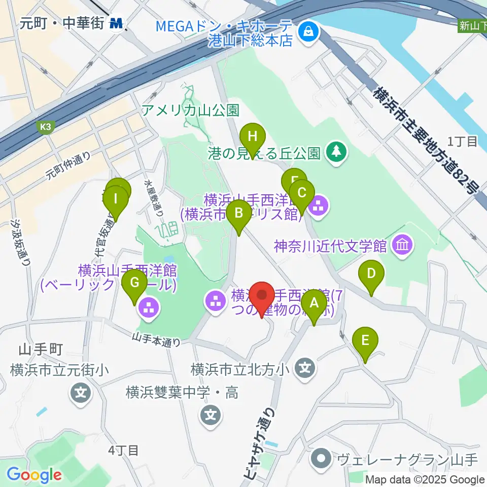ブリキのおもちゃ博物館周辺の駐車場・コインパーキング一覧地図