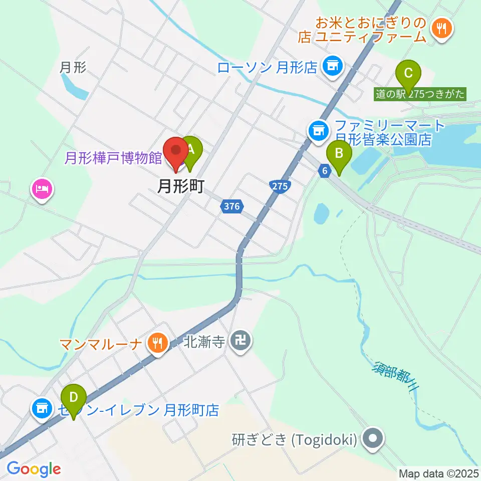 月形樺戸博物館周辺の駐車場・コインパーキング一覧地図