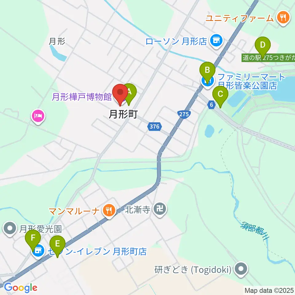 月形樺戸博物館周辺の駐車場・コインパーキング一覧地図
