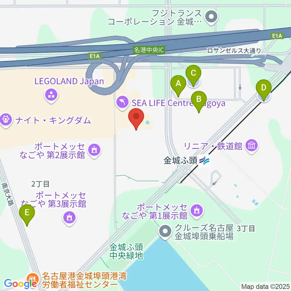 Lives NAGOYA周辺の駐車場・コインパーキング一覧地図