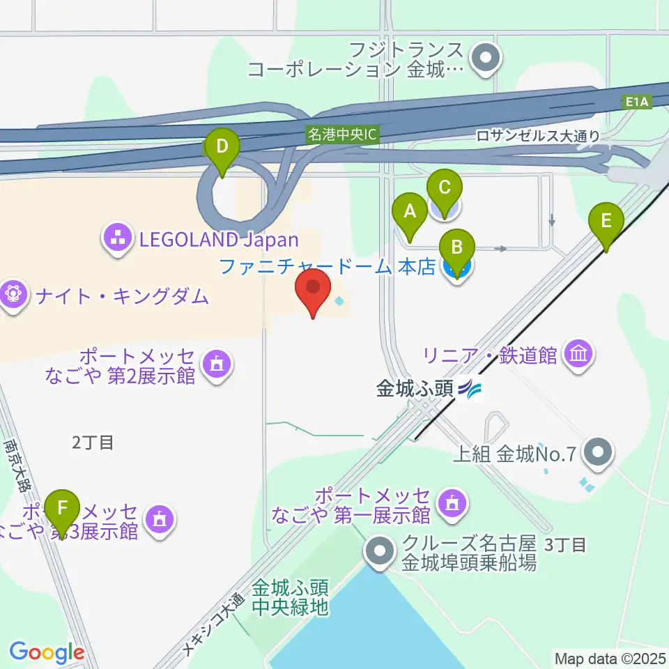 Lives NAGOYA周辺の駐車場・コインパーキング一覧地図