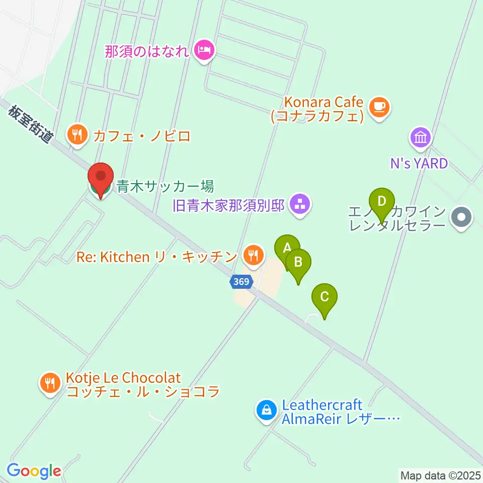 フードリエサッカーフィールド青木周辺の駐車場・コインパーキング一覧地図
