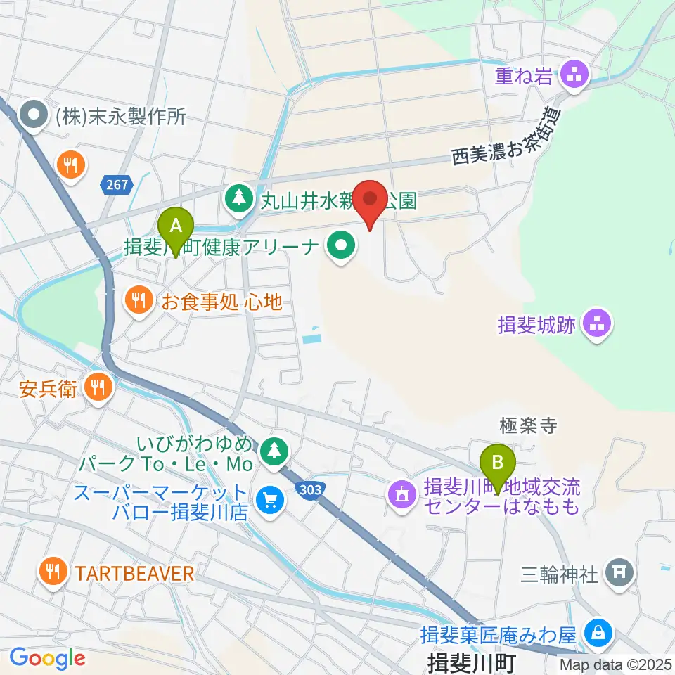 揖斐川歴史民俗資料館周辺の駐車場・コインパーキング一覧地図