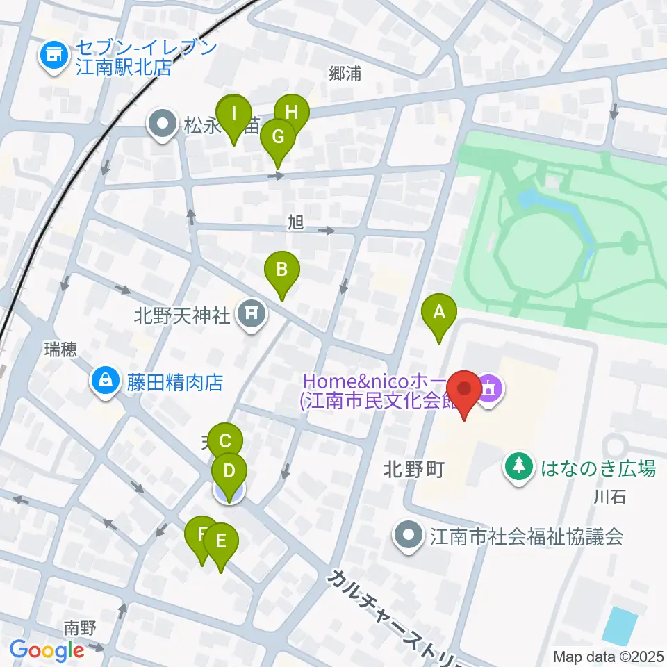 江南市歴史民俗資料館周辺の駐車場・コインパーキング一覧地図