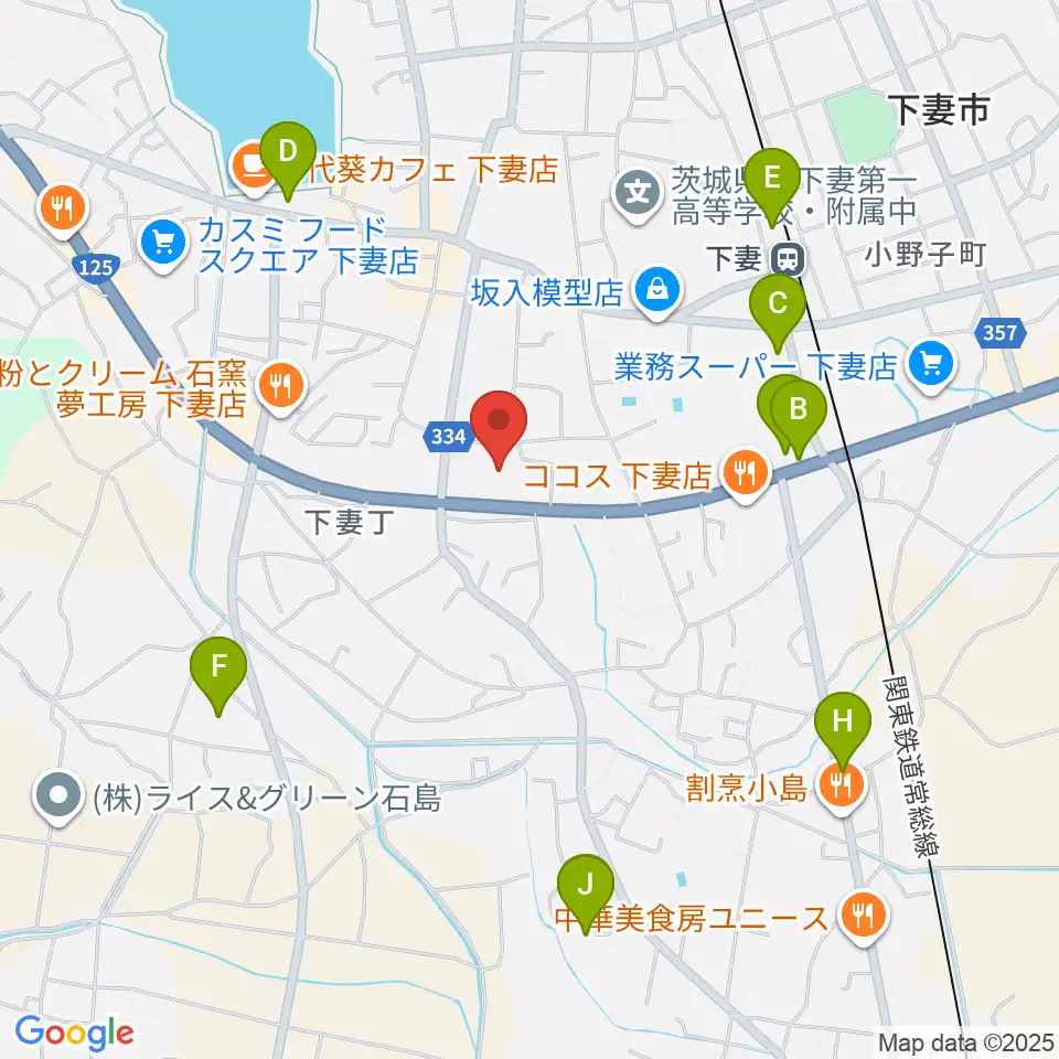 粉クリ・ドームしもつま周辺の駐車場・コインパーキング一覧地図